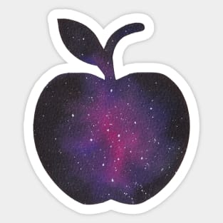 Galaxy apple Sticker